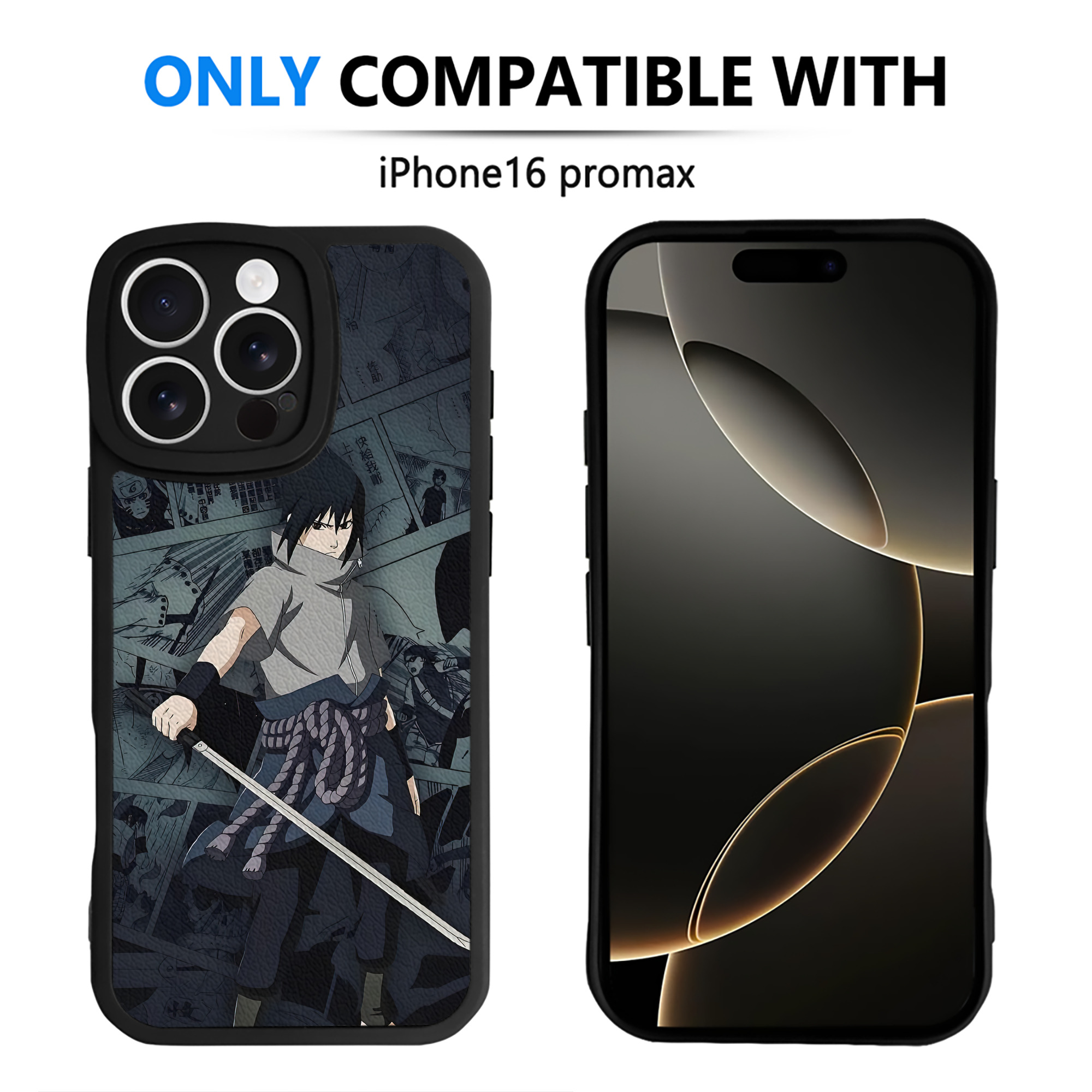 （画像用） NARUTO -ナルト- NARUTO -ナルト- 疾風伝 【iPhone 16シリーズ対応】シリコンスマホケース（レザー調） 材質：シリコン